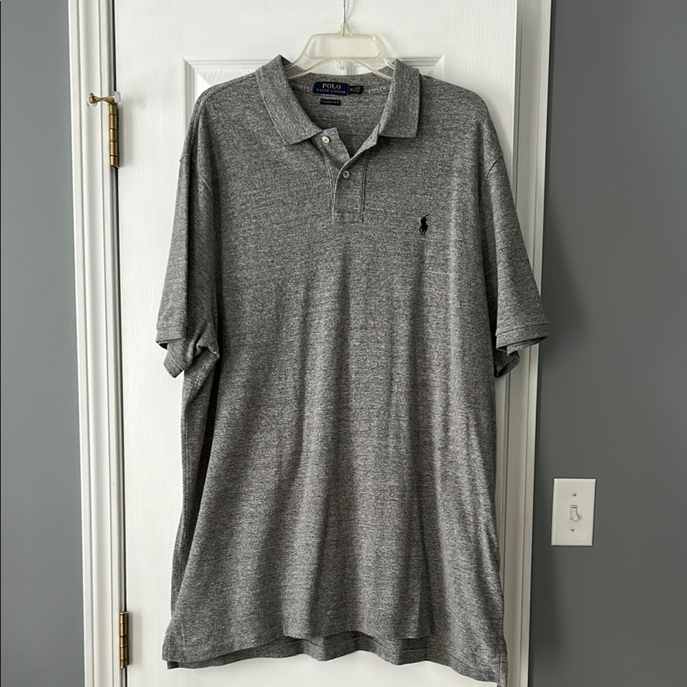 Polo by Ralph Lauren Men's Gray Polo Shirt